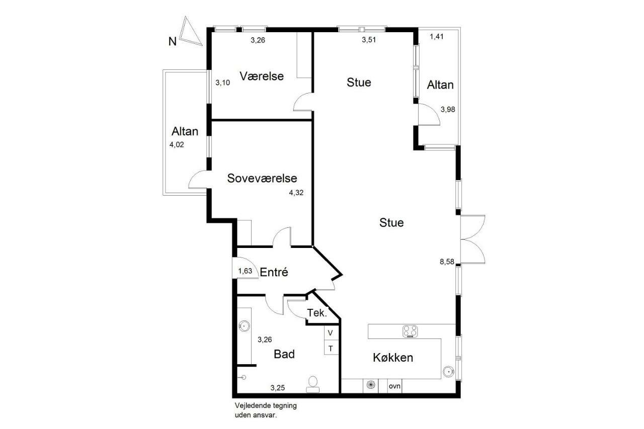 Luxury City Center Harbour Apartment 2 Bedroom Sønderborg Εξωτερικό φωτογραφία